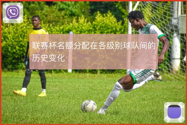 联赛杯名额分配在各级别球队间的历史变化